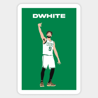 DWHITE Sticker